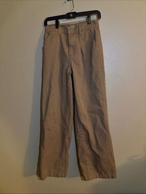 PacSun Women's Wide-Leg Baggy Chinos in Khaki